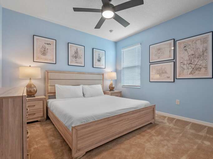 Bedroom with King bed