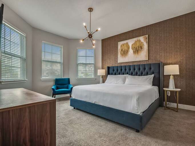 Bedroom with King bed