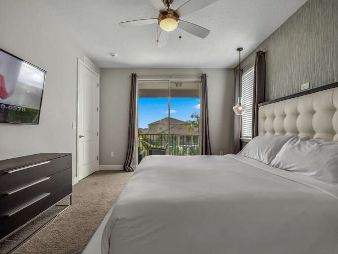 Bedroom with King bed