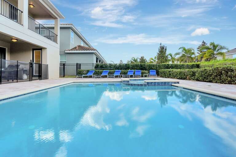 Private pool and spa Private pool and spa