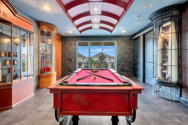 Wizard's Alley with pool table Wizard's Alley with pool table