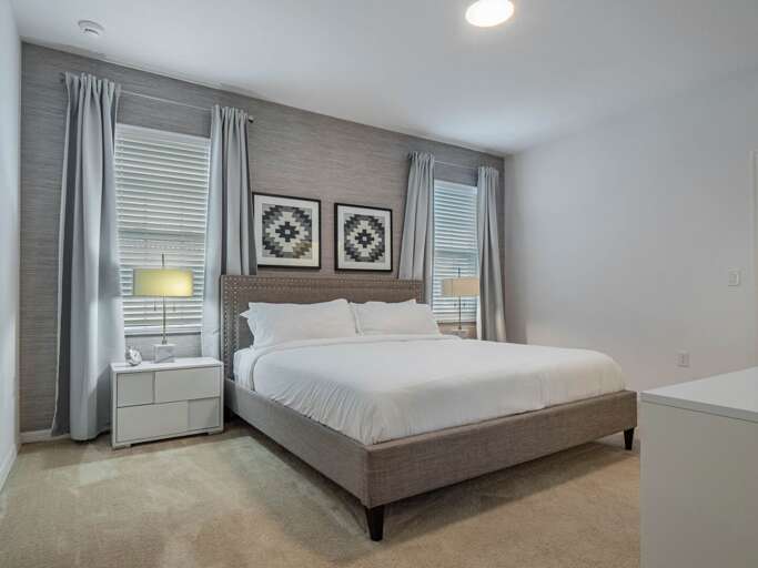 Bedroom with King bed