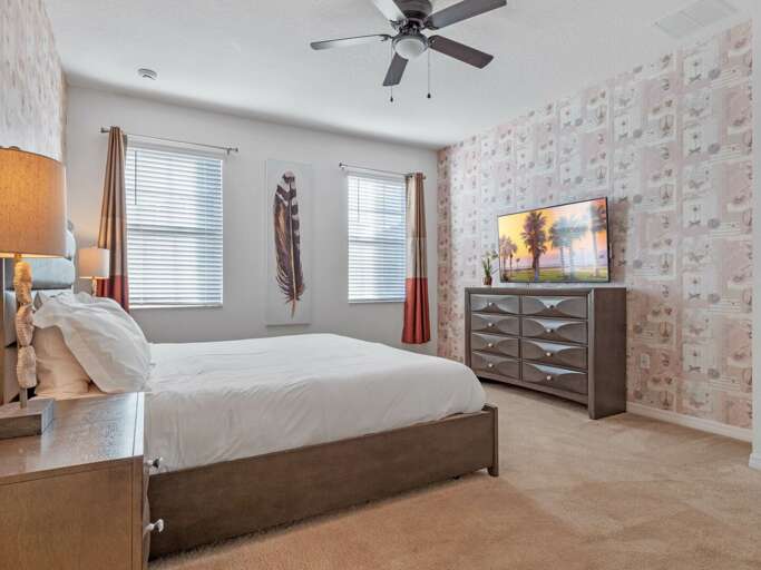 Bedroom with King bed