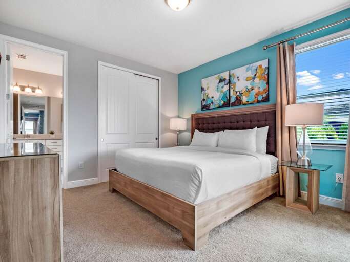 Bedroom with King bed Bedroom with King bed