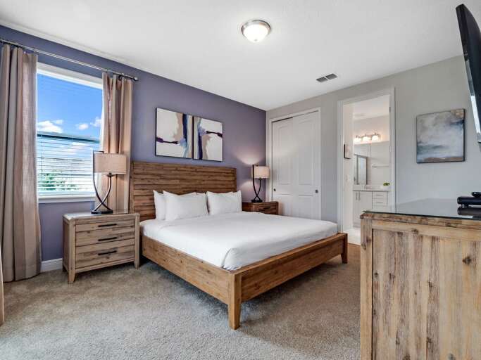 Bedroom with King bed Bedroom with King bed