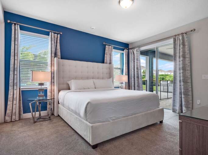 Bedroom with King bed Bedroom with King bed