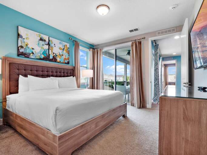Bedroom with King bed Bedroom with King bed