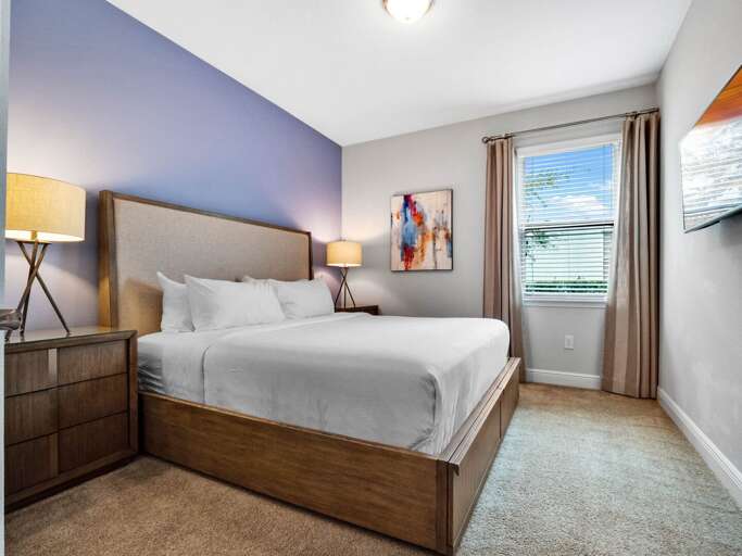 Bedroom with King bed