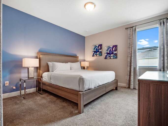 Bedroom with King bed