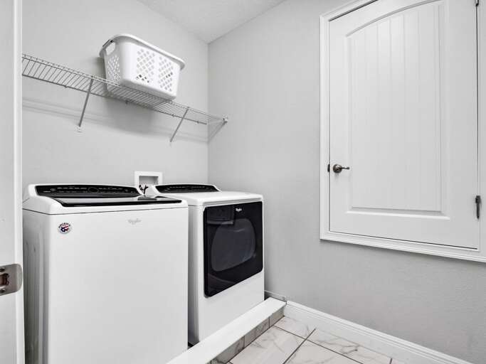 Laundry area Laundry area
