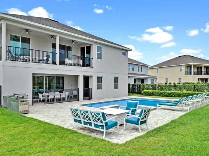 Private pool and spa Private pool and spa