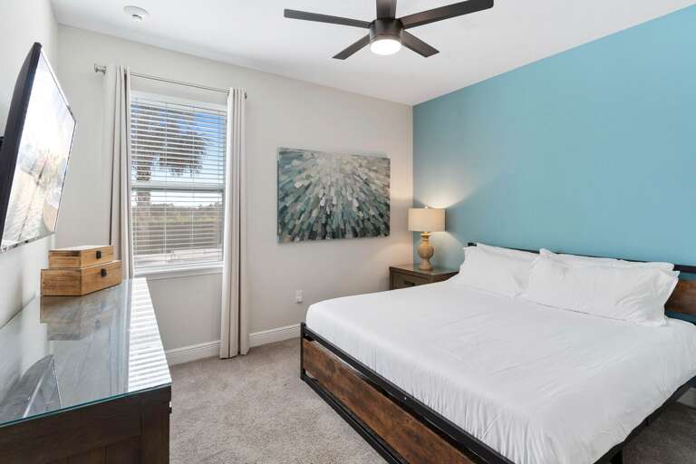 Bedroom with King bed