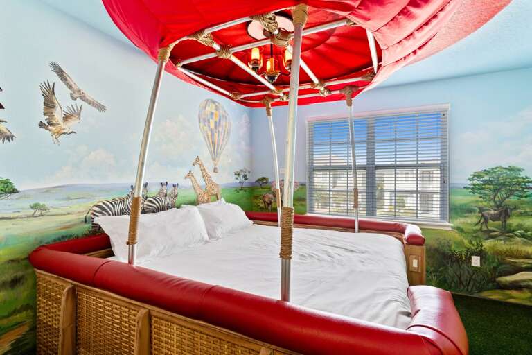 Hot-air balloon bed