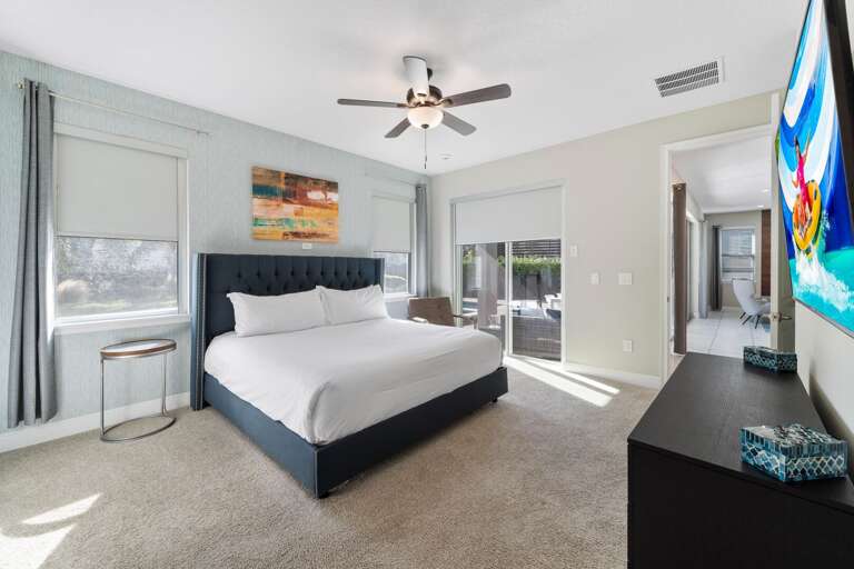 Bedroom with King bed Bedroom with King bed