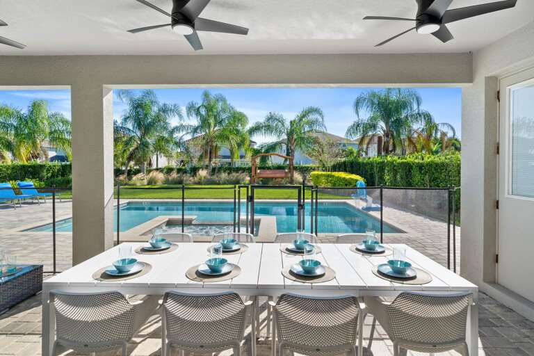 Lanai with seating area Lanai with seating area