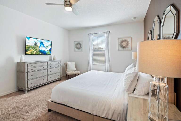 Bedroom with King bed