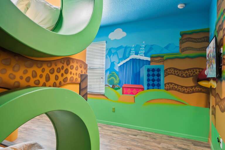 Mario brothers themed bedroom