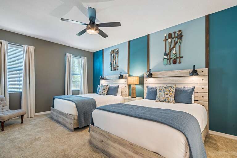 Bedroom w/ dual Queen beds Bedroom w/ dual Queen beds
