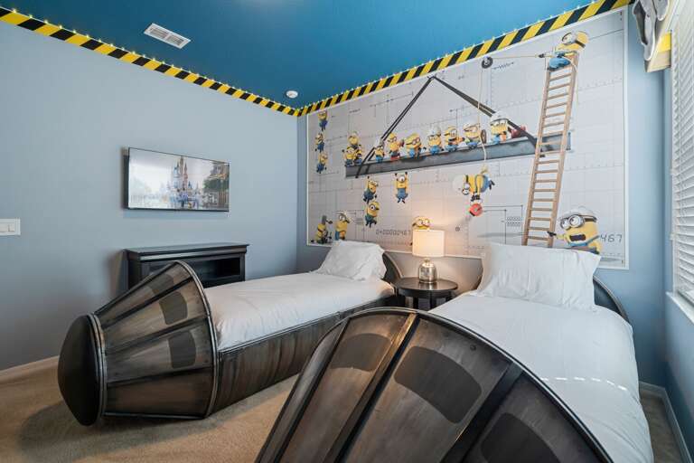 Bedroom w/ dual Twin beds Bedroom w/ dual Twin beds