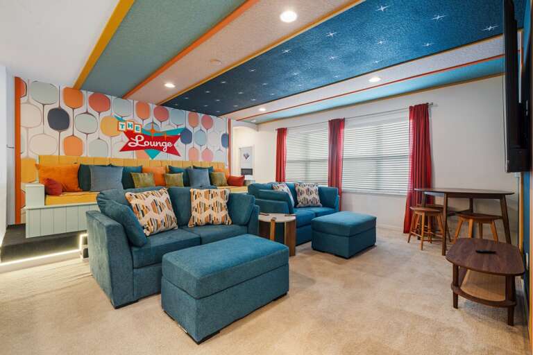 Theater with tiered seating Theater with tiered seating