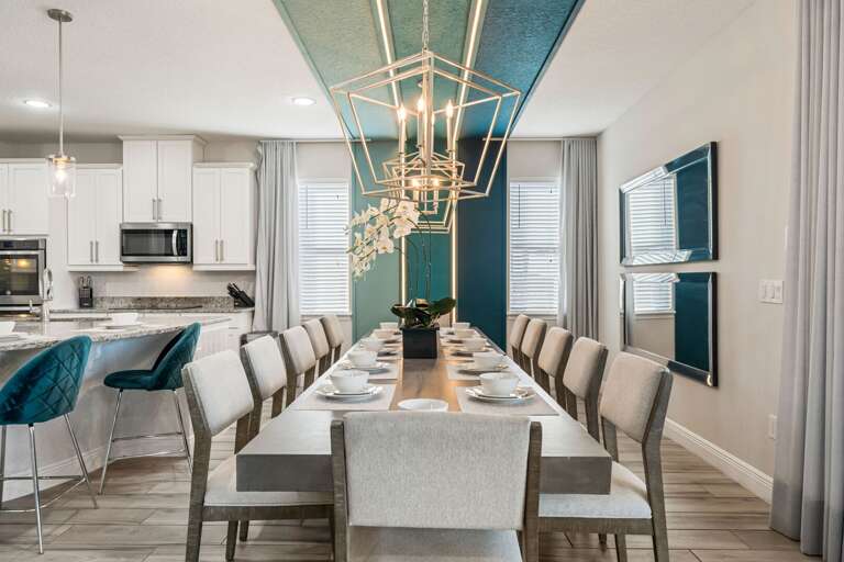 Dining area next to the kitchen space Dining area next to the kitchen space