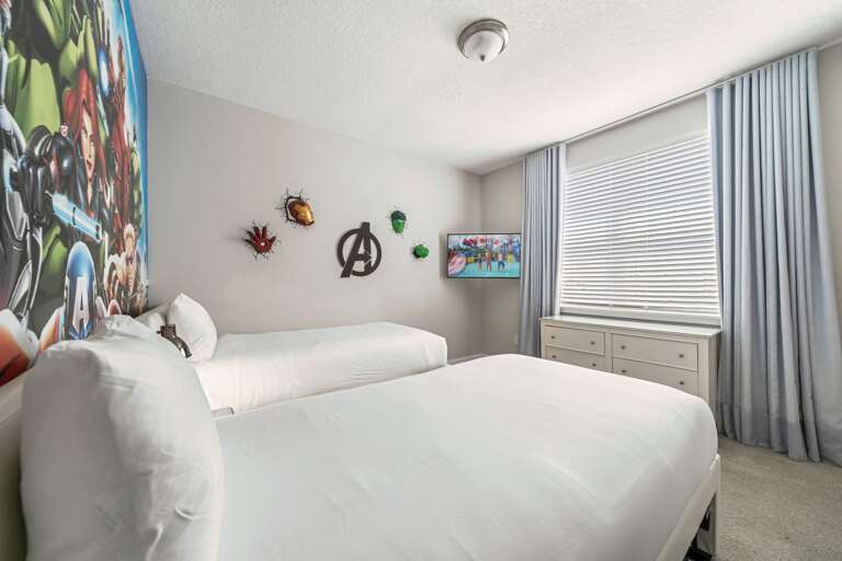 Dual twin bedroom Dual twin bedroom