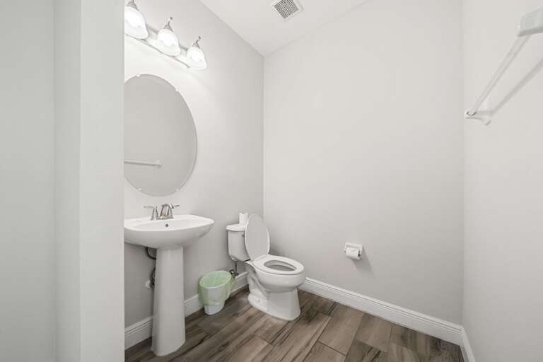 Toilet and sink Toilet and sink