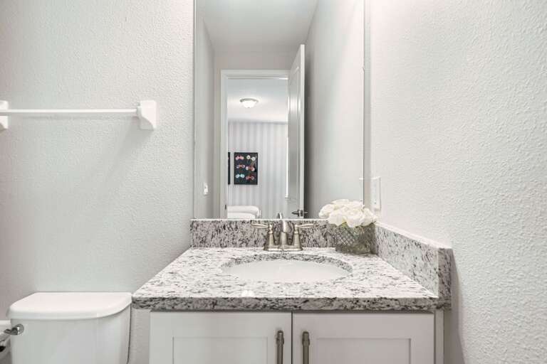 Toilet and sink Toilet and sink