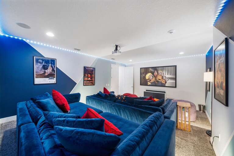 -Welcome to the home theater lounge.
- Sit back and enjoy the show.
- Every seat is the best seat