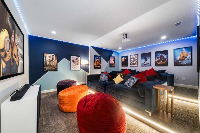 -Welcome to the home theater lounge.
- Sit back and enjoy the show.
- Every seat is the best seat