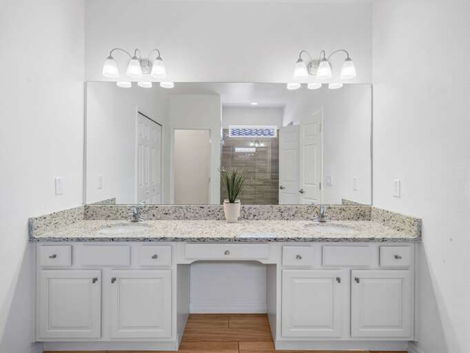 Bathroom with Dual sinks