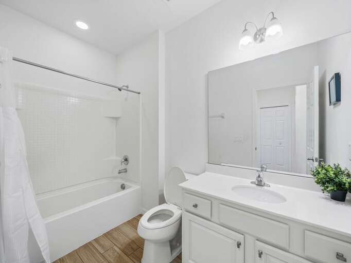 Bathroom with Shower and Tub combo