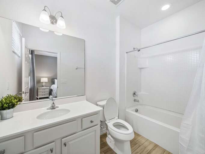 Bathroom with Shower and Tub combo