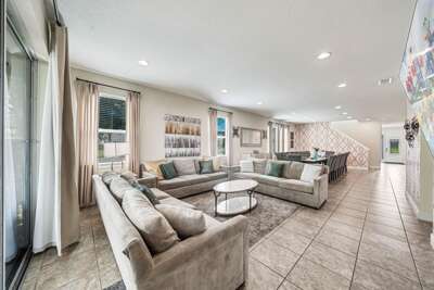 Living and dining area