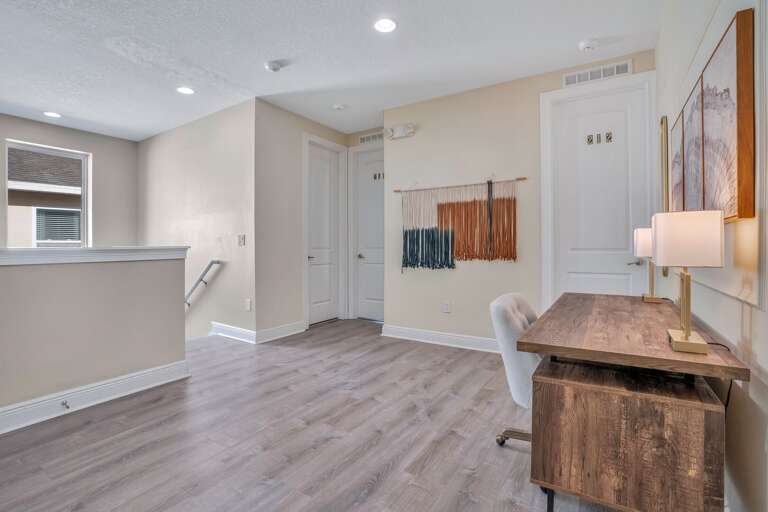 Stylish home office.