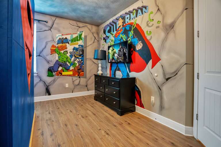 Super hero themed bedroom