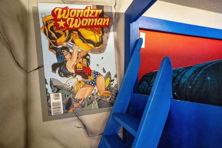 Super hero themed bedroom