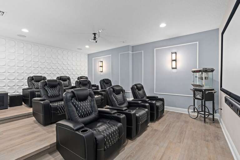 Theater w/ tiered seating