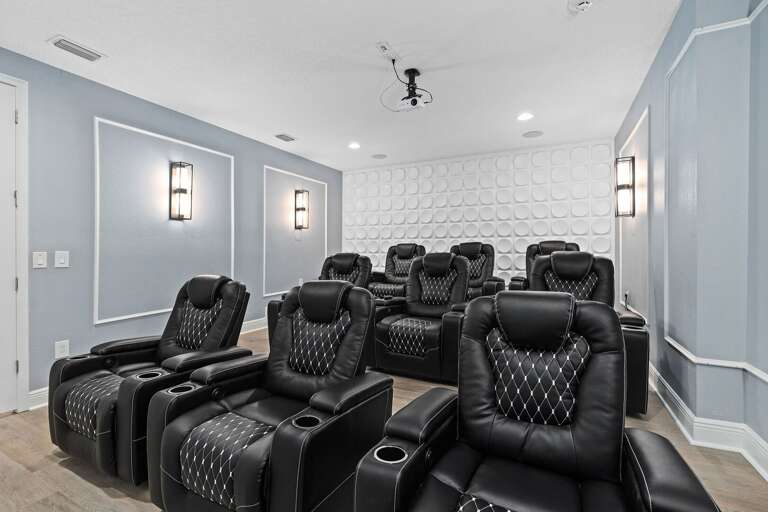 Theater w/ tiered seating