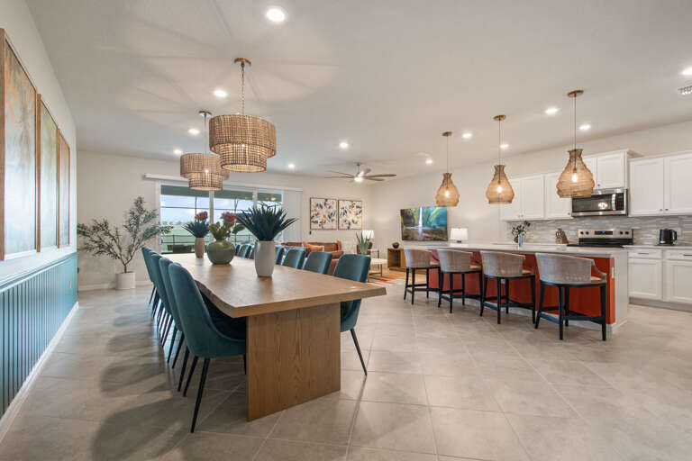 Dining and Kitchen Area