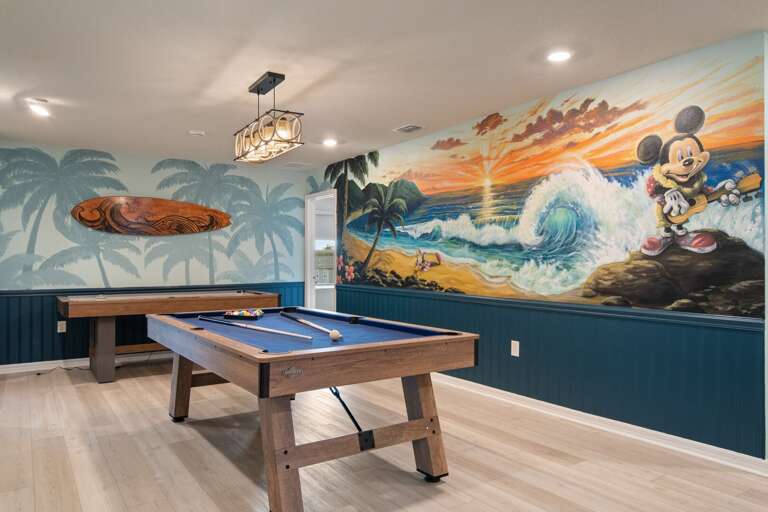 Pool Table and Air Hockey