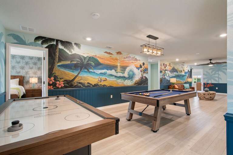 Pool Table and Air Hockey