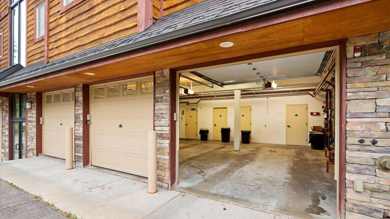 Heated garage parking