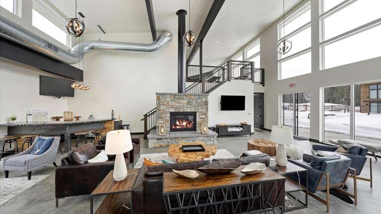Seating area at The Quarry Clubhouse