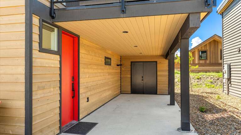 Parking for two cars available: one in the carport and one on the driveway.