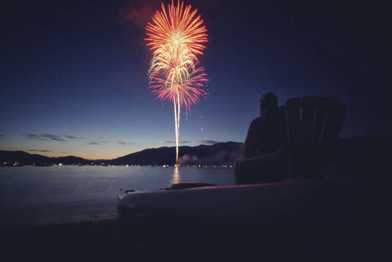 Enjoy the fireworks from City Beach