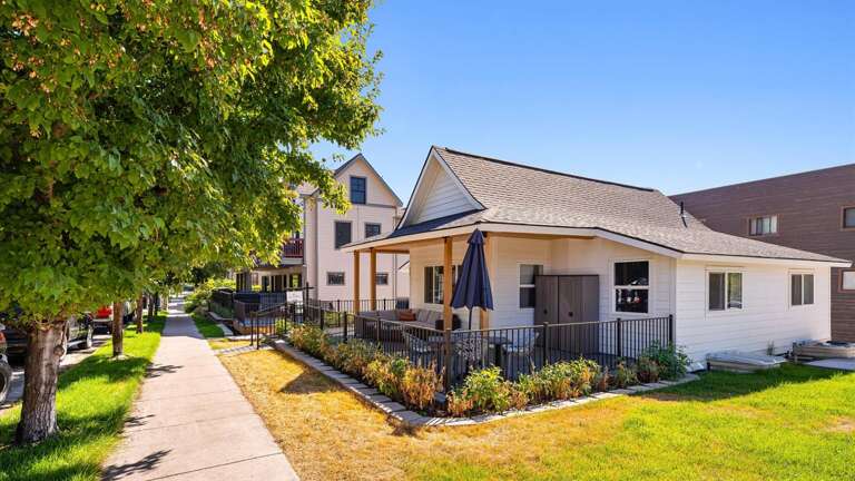 Exterior view of The Alpenglow Bungalow.