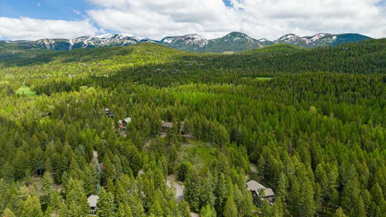 Aerial view of the property