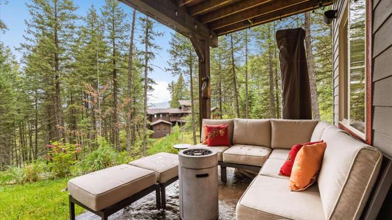 Enjoy summer nights on the terrace of the property and for colder evenings use the propane fire pit (propane provided) while hanging out in the luxury top of the line hot tub.