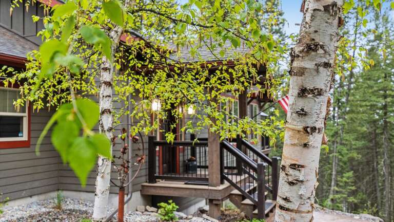 Front entry of the property